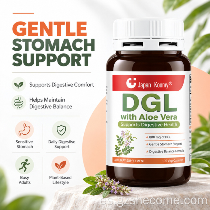 Shecome DGL Aloe Vera Cápsulas Salud Digestiva